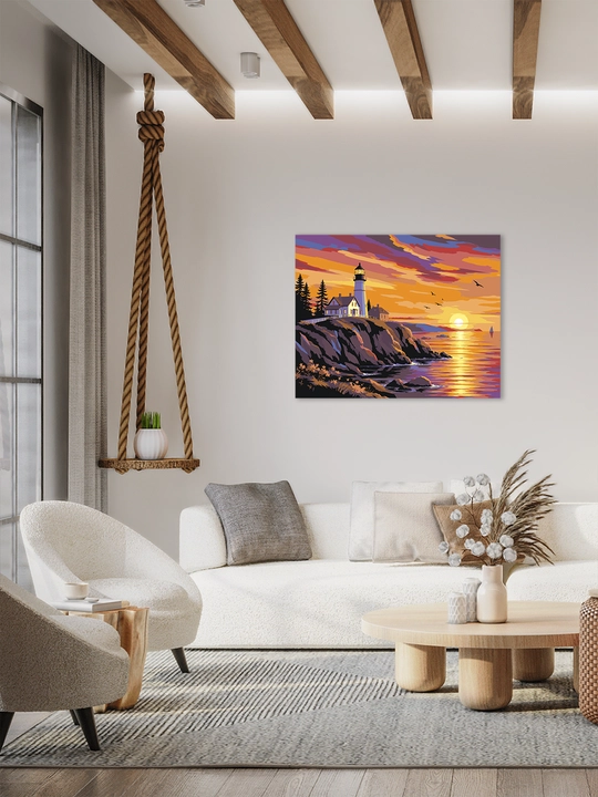 Raqamlar bo yicha rasm ARTERY 40x50 sm, tabiat va manzara, raqamli rasm