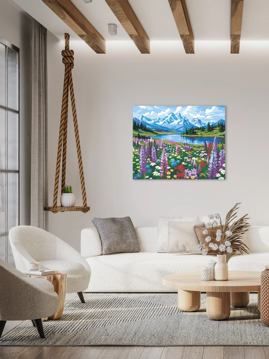 Raqamlar bo yicha rasm ARTERY 40x50 sm, tabiat va manzara, raqamli rasm