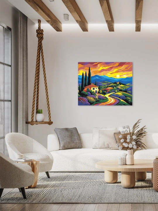 Raqamlar bo yicha rasm ARTERY 40x50 sm, tabiat va manzara, raqamli rasm