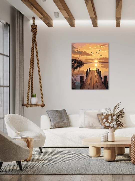 Raqamlar bo yicha rasm ARTERY 40x50 sm, tabiat va manzara, raqamli rasm