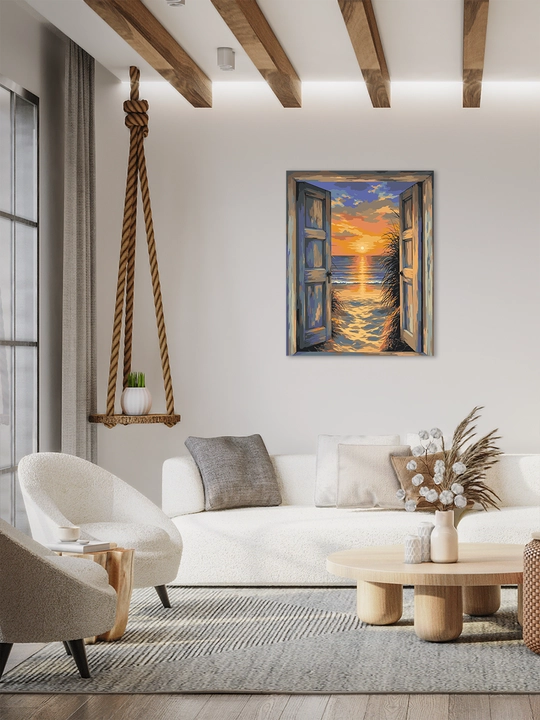 Raqamlar bo yicha rasm ARTERY 40x50 sm, tabiat va manzara, raqamli rasm