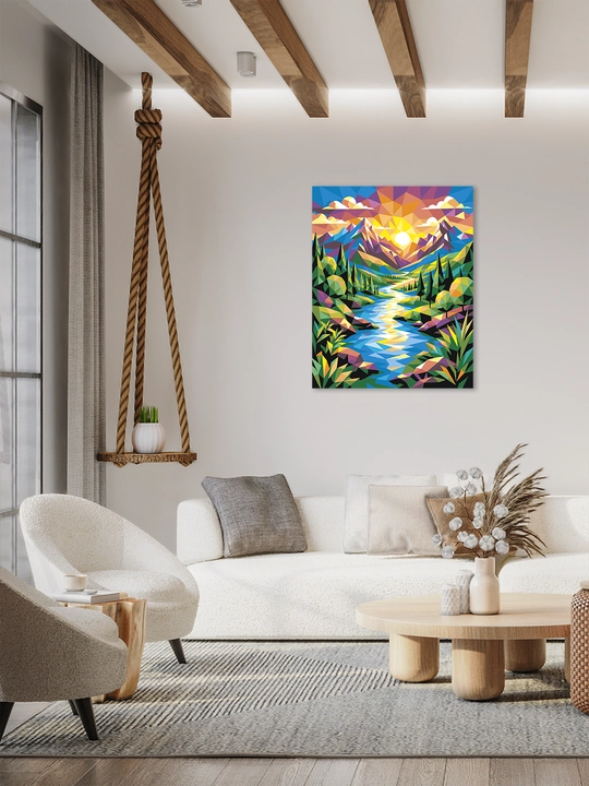 Raqamlar bo yicha rasm ARTERY 40x50 sm, tabiat va manzara, raqamli rasm