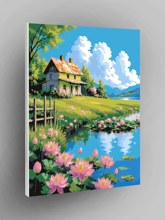 Raqamlar bo yicha rasm ARTERY 40x50 sm, tabiat va manzara, raqamli rasm