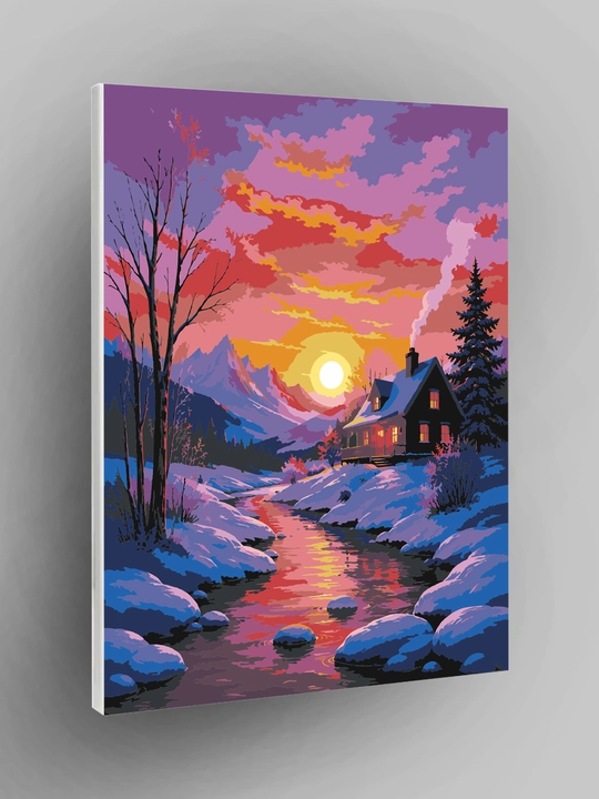 Raqamlar bo yicha rasm ARTERY 40x50 sm, tabiat va manzara, raqamli rasm