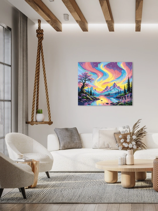 Raqamlar bo yicha rasm ARTERY 40x50 sm, tabiat va manzara, raqamli rasm