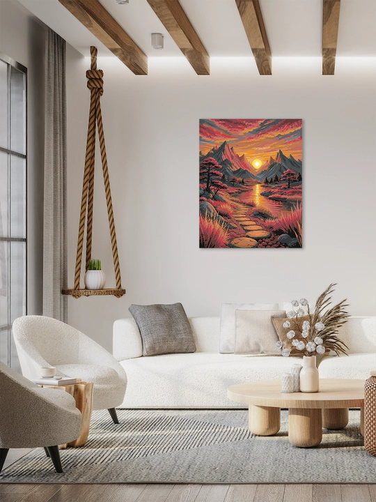 Raqamlar bo yicha rasm ARTERY 40x50 sm, tabiat va manzara, raqamli rasm
