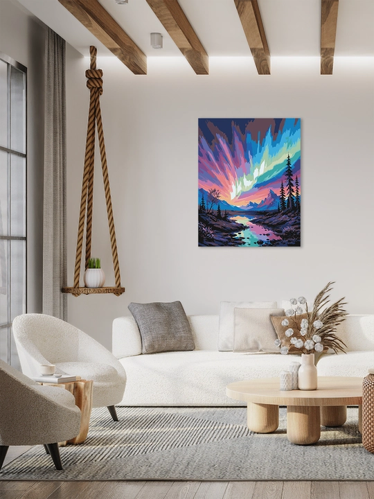 Raqamlar bo yicha rasm ARTERY 40x50 sm, tabiat va manzara, raqamli rasm