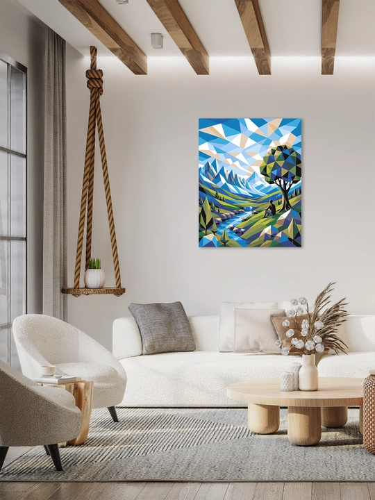 Raqamlar bo yicha rasm ARTERY 40x50 sm, tabiat va manzara, raqamli rasm