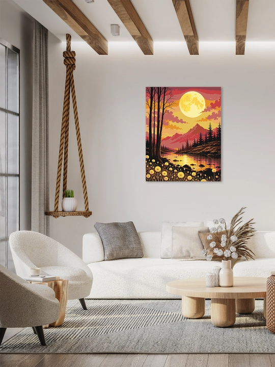 Raqamlar bo yicha rasm ARTERY 40x50 sm, tabiat va manzara, raqamli rasm