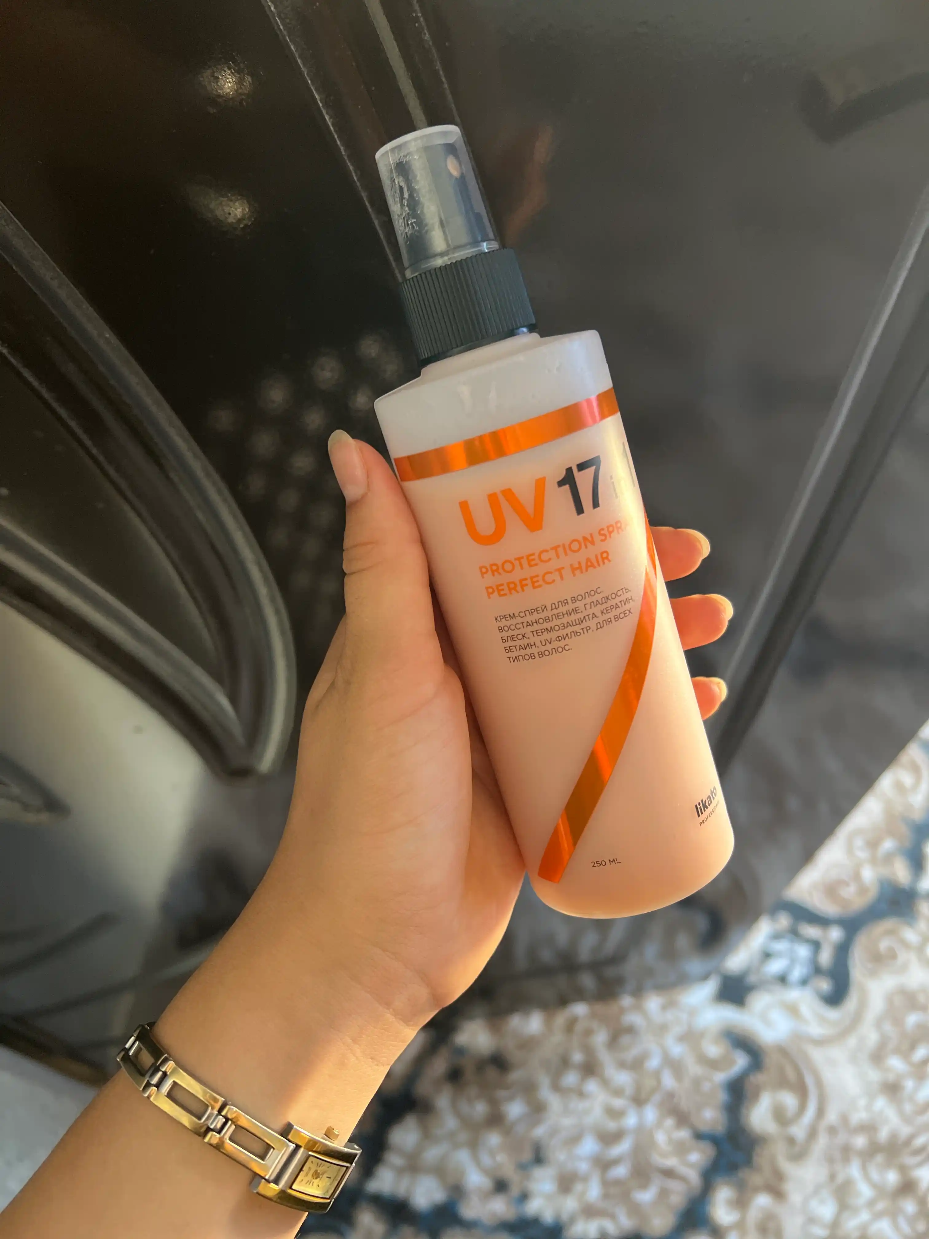 LIKATO Professional Sochlar uchun 17 in 1 krem-spray, UV himoya bilan, 250 ml