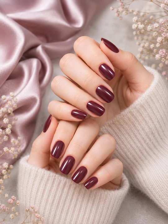 Yopishtiriladigan sun’iy tirnoqlar, 24 dona, oval shakl, yelimli stikerlar bilan, tabiiy - 