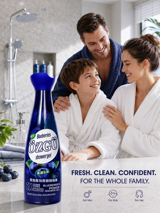Гель для душа ÖZGÜ Blueberry Delight, 600 мл