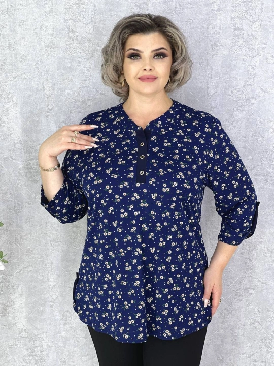 Ayollar bluzkasi katta o'lcham, katta razmerli kiyimlar, 50-64