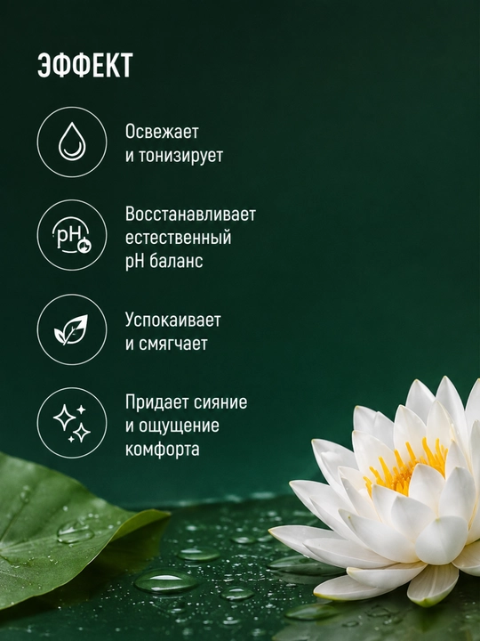Тоник для лица, для сухой чувствительной кожи, увлажняющий с гиалуроновой кислотой, 200 мл