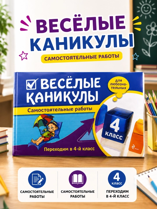 Vesyoly`e kanikuly`, Samostoiatel`ny`e raboty`, Perehodim v 4 class - 