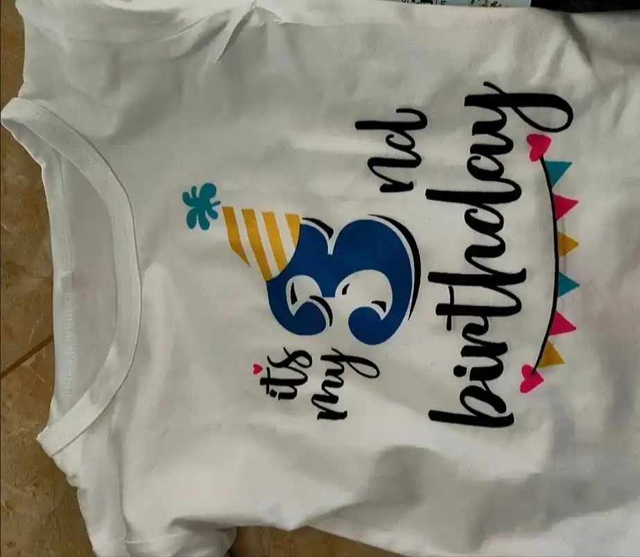 EzoFly Birthday Set Праздничная футболка + фольгированная цифра в подарок