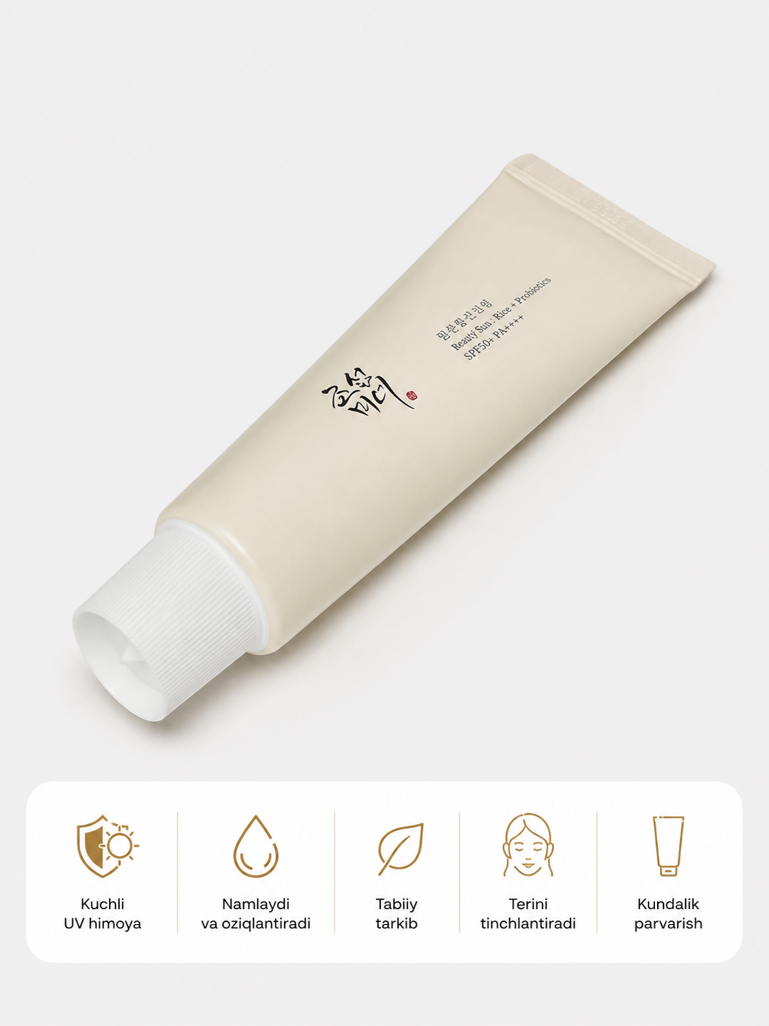 Beauty of Joseon sun cream, SPF50+, namlovchi quyosh krem - 