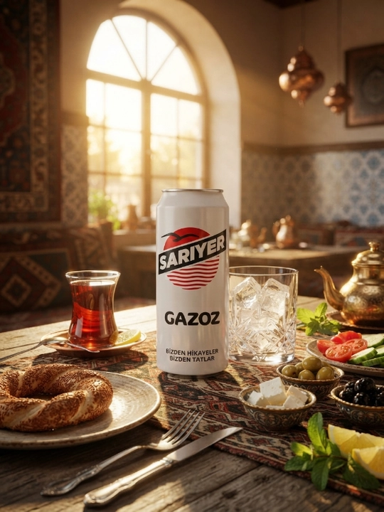 Sariyer Gazoz alkogolsiz gazlangan ichimlik, 330 ml