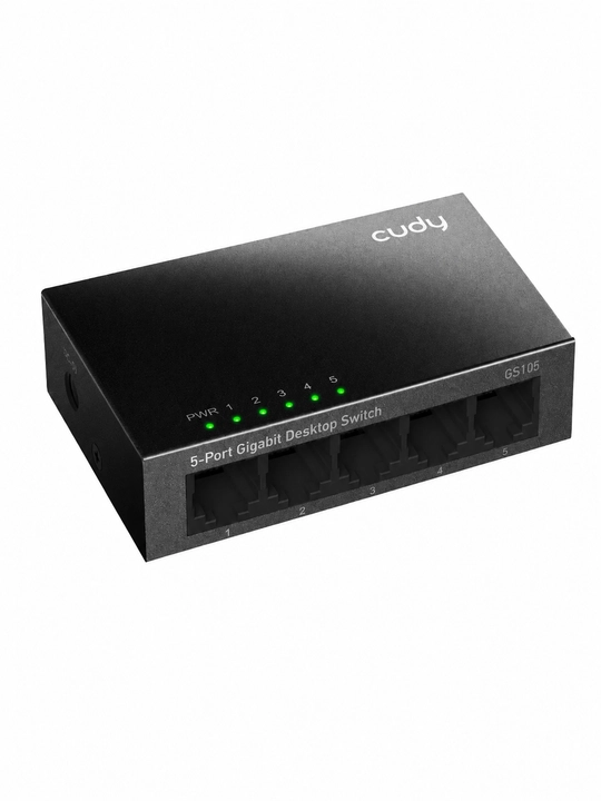 Cudy GS105 / GS108 / GS1016 / GS1024 – Гигабитный свитч, коммутатор металл корпус