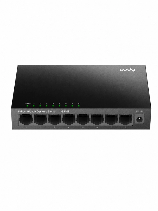 Cudy GS105 / GS108 / GS1016 / GS1024 – Гигабитный свитч, коммутатор металл корпус