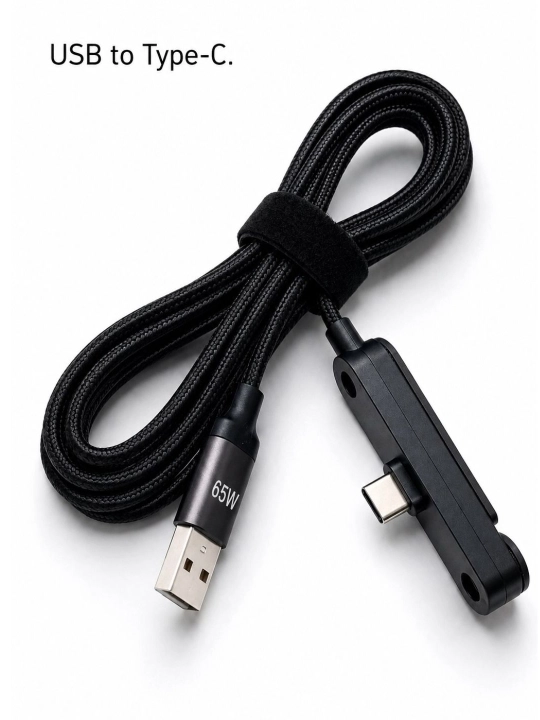 Кабель для быстрой зарядки, USB Type-C to Type-C Cable, 240W, 65W, 1.5 m