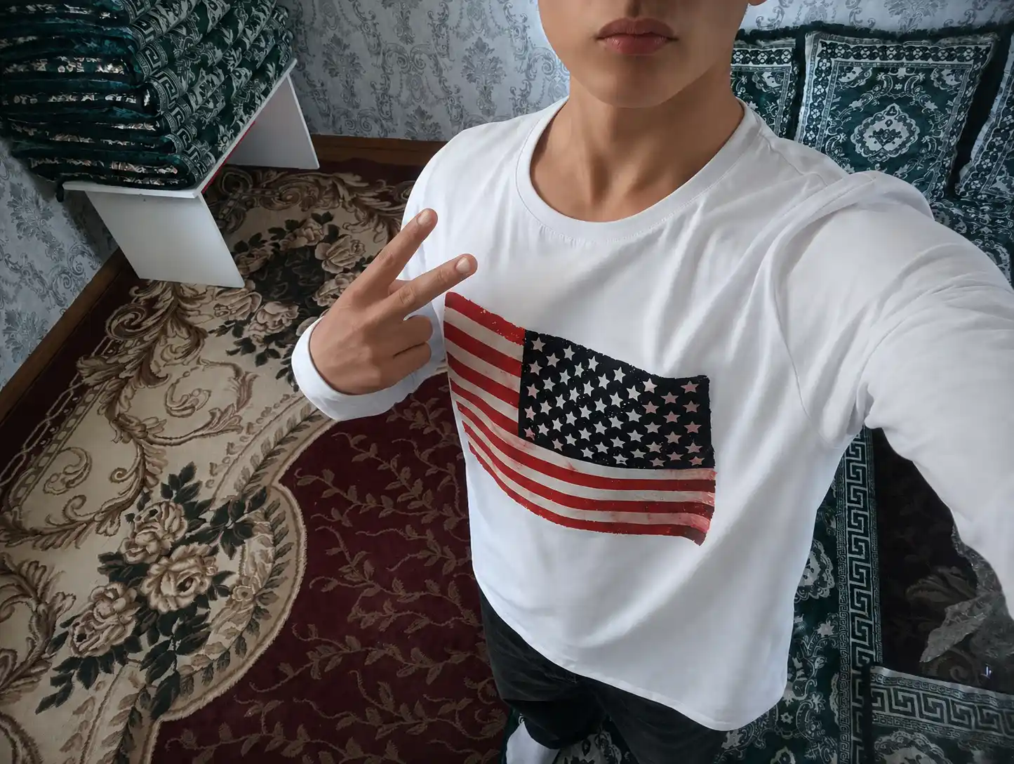 Erkaklar va ayollar uchun oversize long sleeve svitshot USA, OVERSIZE  bahor mavsumi uchun