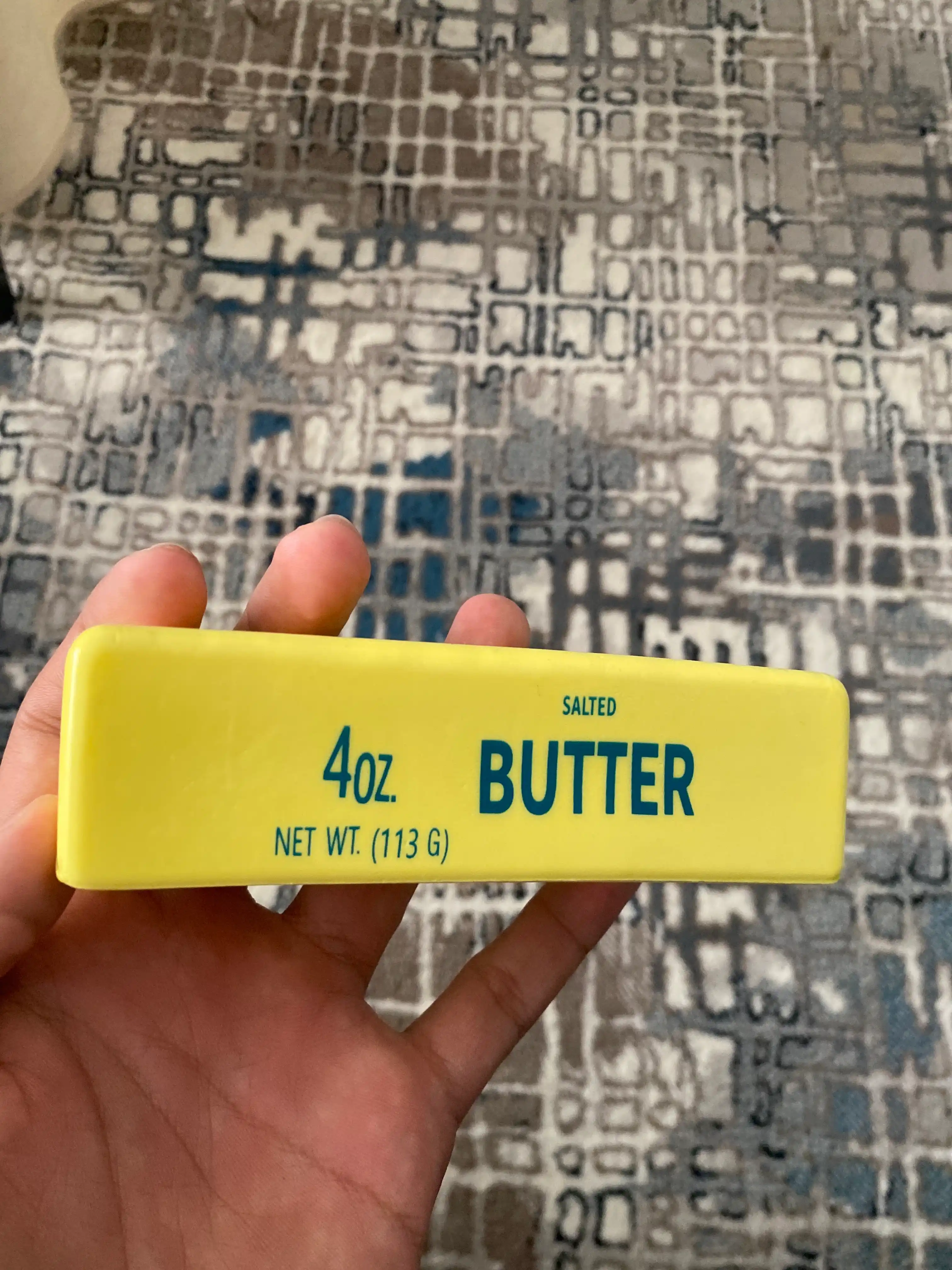 Butter Squishy Anti Stress O‘yinchoq, Sekin Qaytuvchi Yumshoq Sariyog‘ Shaklidagi