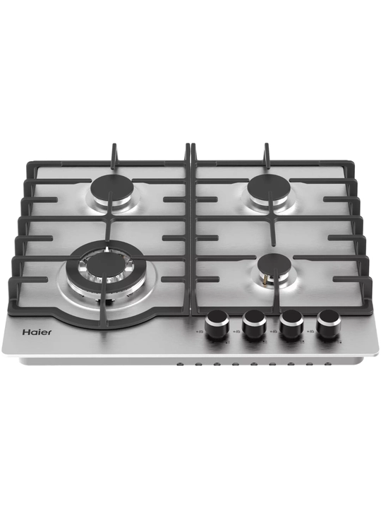 Газовая варочная панель Haier HHX-M64RFX, 4 конфорки, газ-контроль, электроподжиг