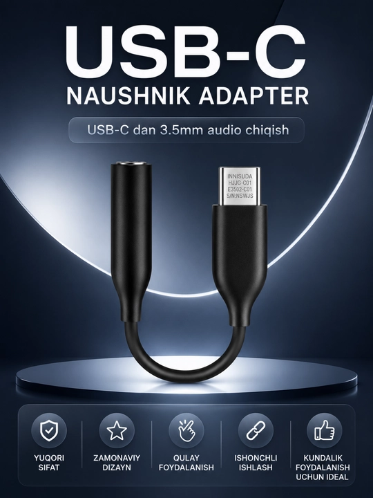 Samsung USB Type-C audio adapteri → 3,5 mm - 