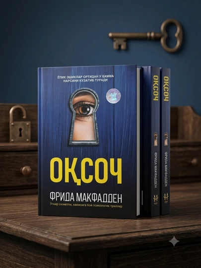 Oqsoch - Frida Makfadden, psixologik triller, kitob, badiiy asar, roman, bestseller - 