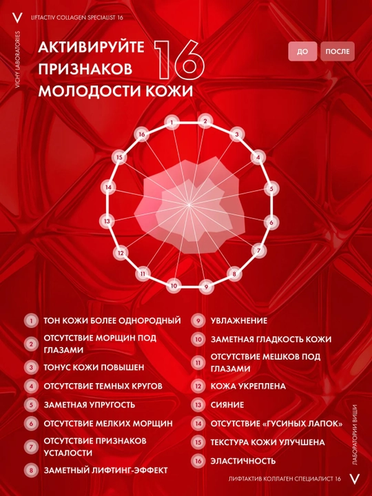 VICHY Liftactiv Collagen Specialist 16 Сыворотка для лица 30 мл
