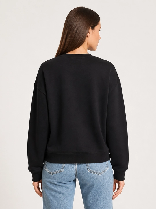 Свитшот Classic Oversize мягкий хлопковый с начёсом, подходит на 44-48 размер