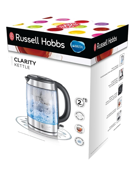 Elektr choynak Russell Hobbs Basic Glass 21600-57/RH, shisha, 1,7 l, 2200 Vt
