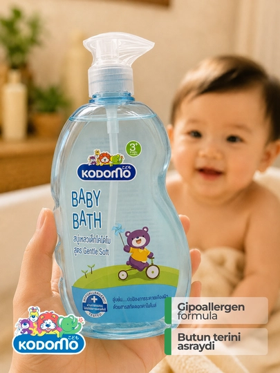 Детский шампунь и гель для душа Kodomo Baby Bath, гель для купания 3+
