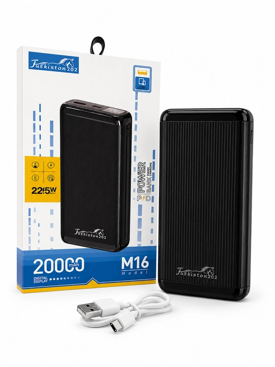 Redmi Power Bank 20000 mA/soat 18 Vt tez quvvatlash