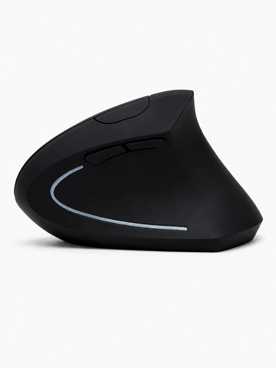 Vertikal simsiz sichqoncha 2.4G USB — ergonomik, 6 tugmali, Plug & Play