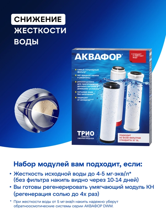 Комплект сменных модулей Аквафор В510-03-04-07