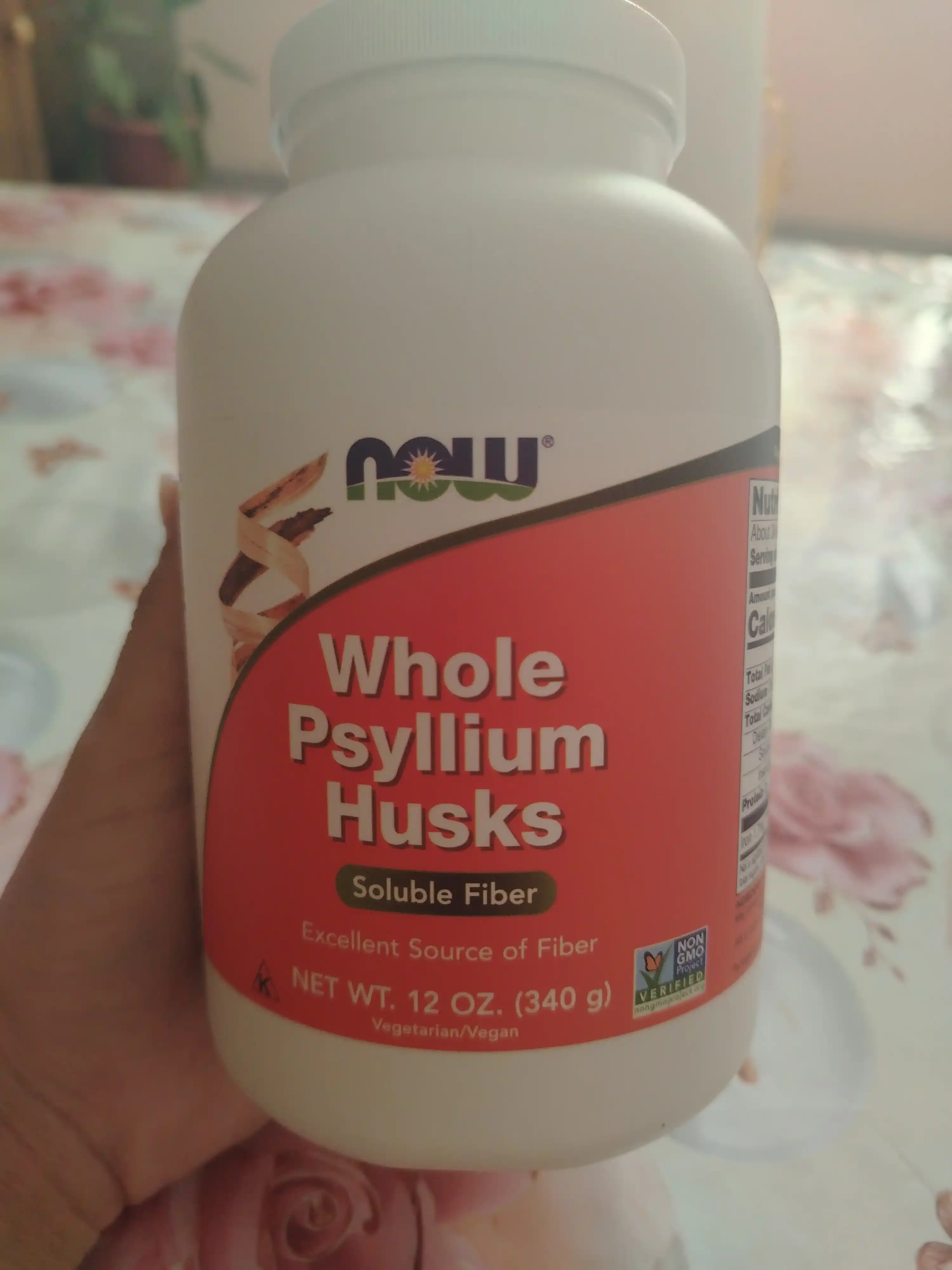 Psyllium urug'ining qobig'i Now Foods Psyllium Husk