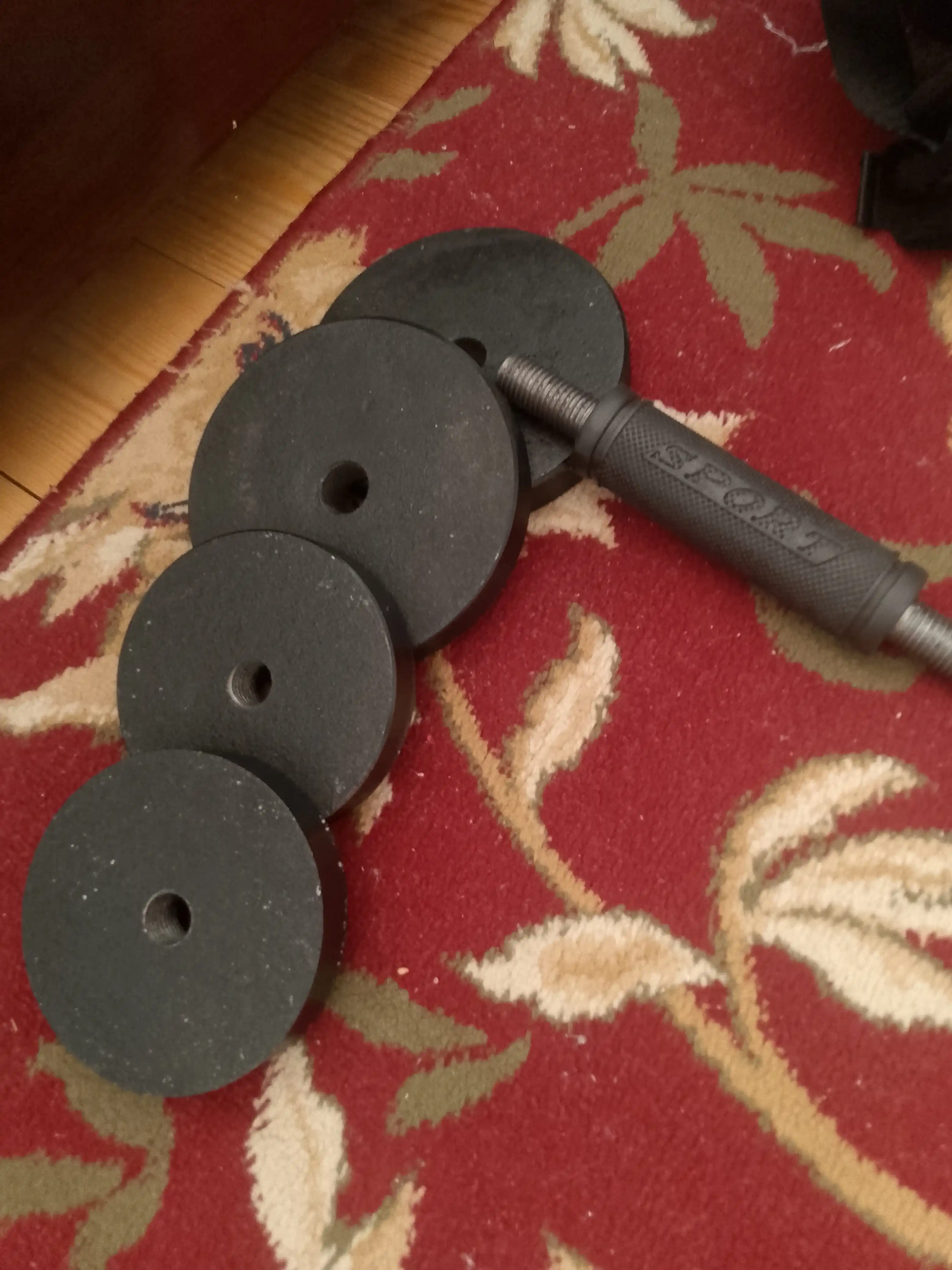 Universal metall gantel, gantellar to'plami, 1kg, 25kg