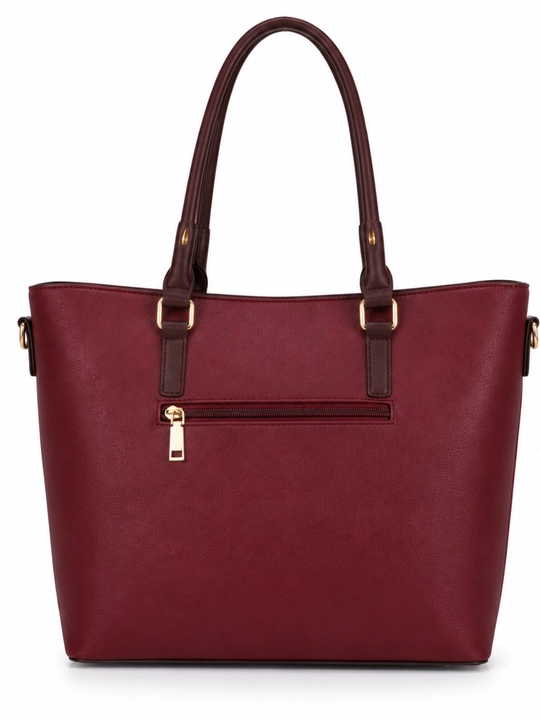 Lavie Luxe Ayollar Shopper Sumkasi, Eko Charm, Bordo