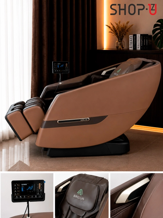 AXELUS massaj kreslosi  4D massaj  Zero Gravity  Isitish  Bluetooth