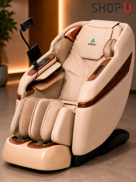 AXELUS massaj kreslosi  4D massaj  Zero Gravity  Isitish  Bluetooth