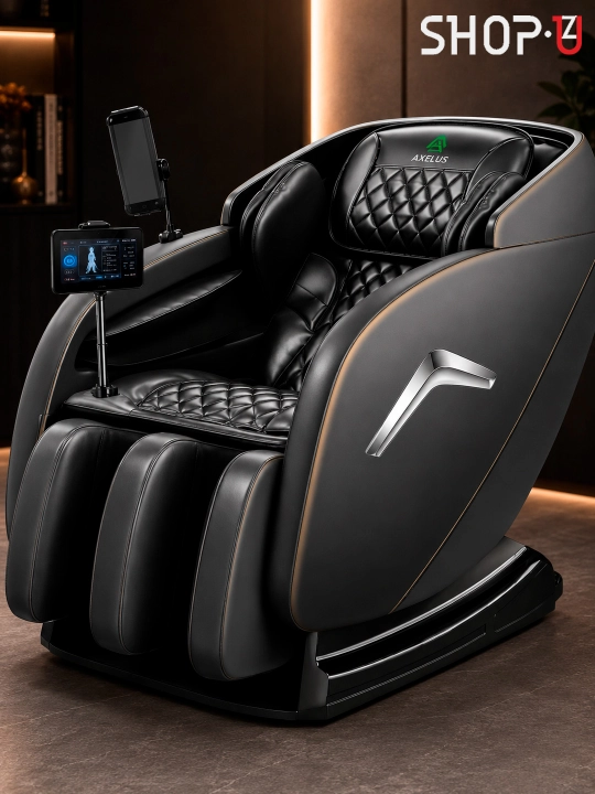 AXELUS massaj kreslosi  4D massaj  Zero Gravity  Isitish  Bluetooth