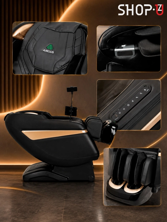 AXELUS massaj kreslosi  4D massaj  Zero Gravity  Isitish  Bluetooth