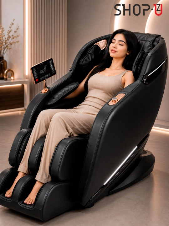 AXELUS massaj kreslosi  4D massaj  Zero Gravity  Isitish  Bluetooth