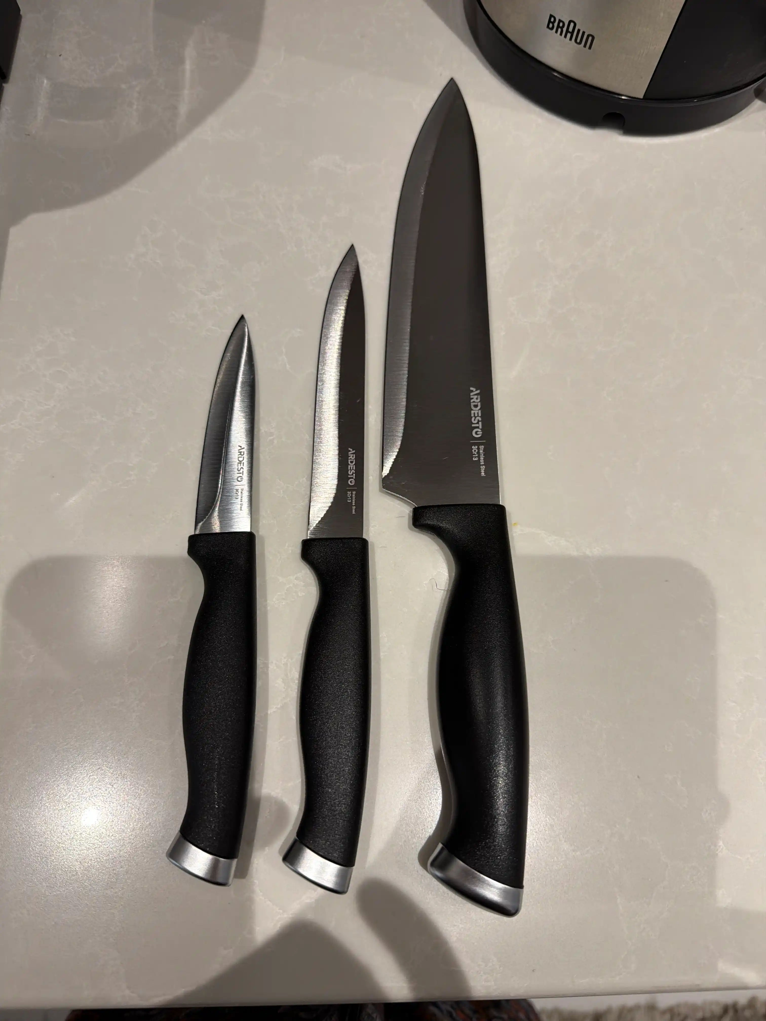 ARDESTO Gemini Gourmet zanglamaydigan po‘lat pichoq paketi, AR2103BL