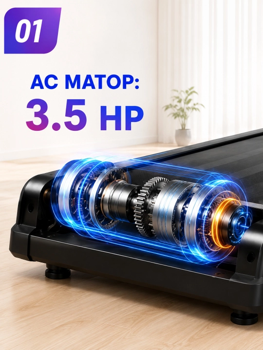 Yugurish yo‘lagi AX0800 / 0850, 3–3.5 HP, 145–150 kg, 18% nishablik