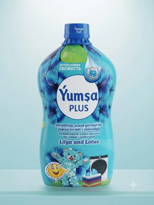 Kir yuvish uchun suyuq universal vosita + konditsioner 2in1 - 
