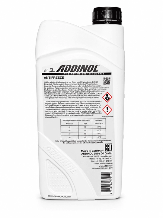 Antifriz ADDINOL ANTIFREEZE