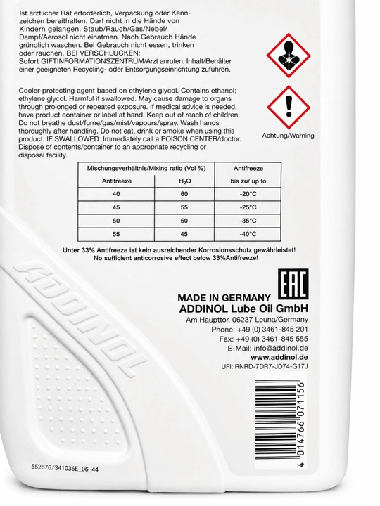 Antifriz ADDINOL ANTIFREEZE